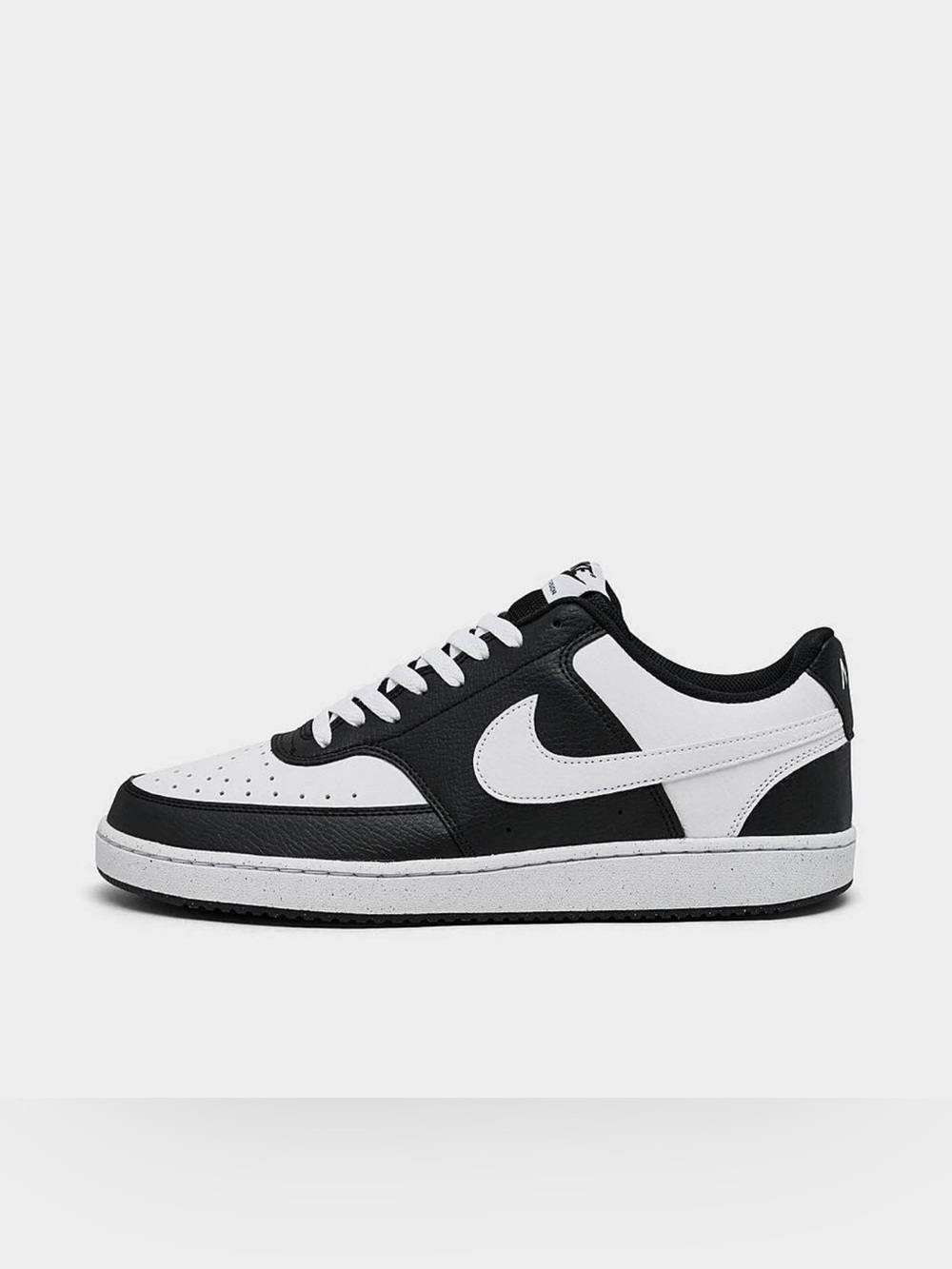 NIB Men sz 8.5 Nike Court Vision Low Black White HM9862-001